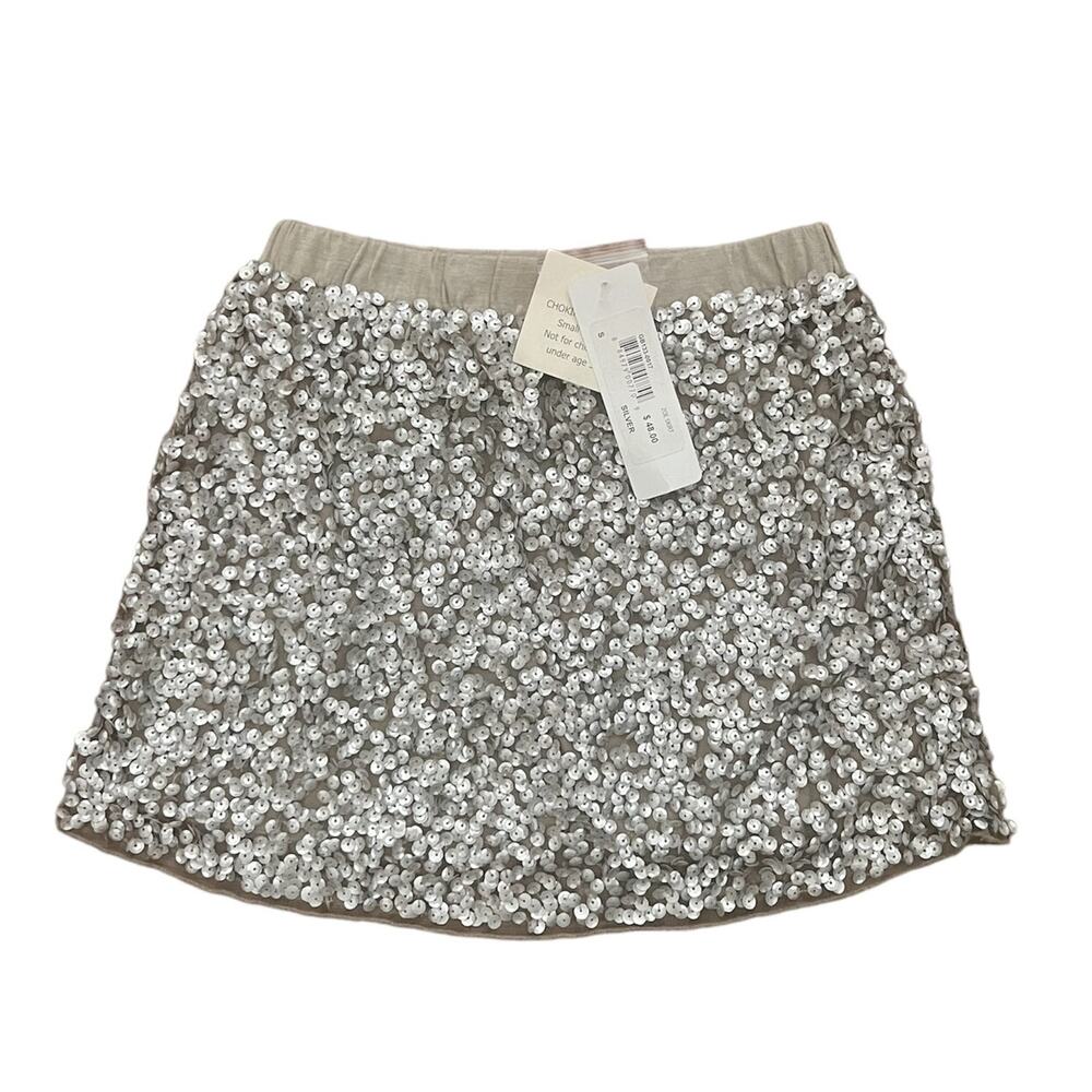 NWT Peek (4|5y)metallic Sequin Skirt